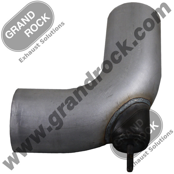 5" 90Deg. OD/OD With Mount, 16Ga, Aluminized. FL-13974C